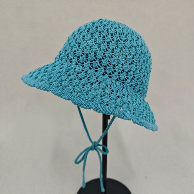 Plain Knit Cloche Hat