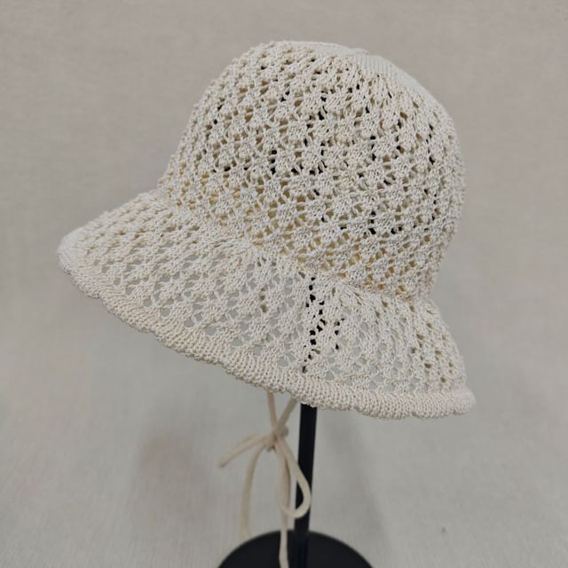 Plain Knit Cloche Hat