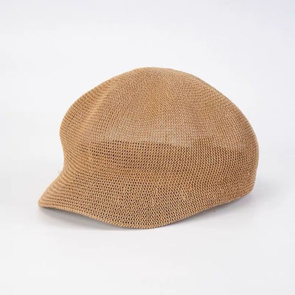 Plain Straw Beret