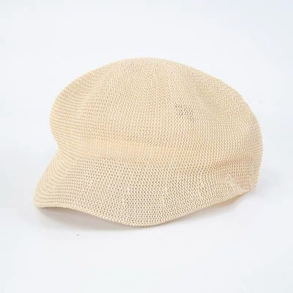 Plain Straw Beret
