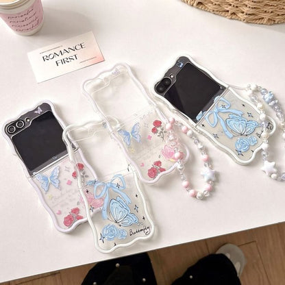 Rose Butterfly Phone Case / Strap / Set