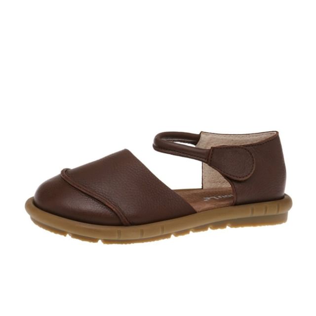 Platform Faux Leather D'Orsay Shoes