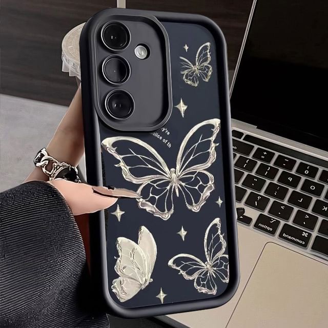 Butterfly Print Samsung Phone Case