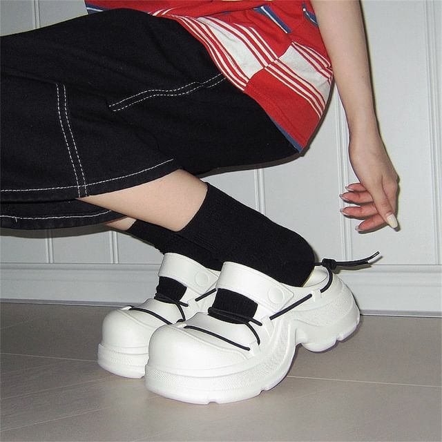 Platform Mary Jane Mules