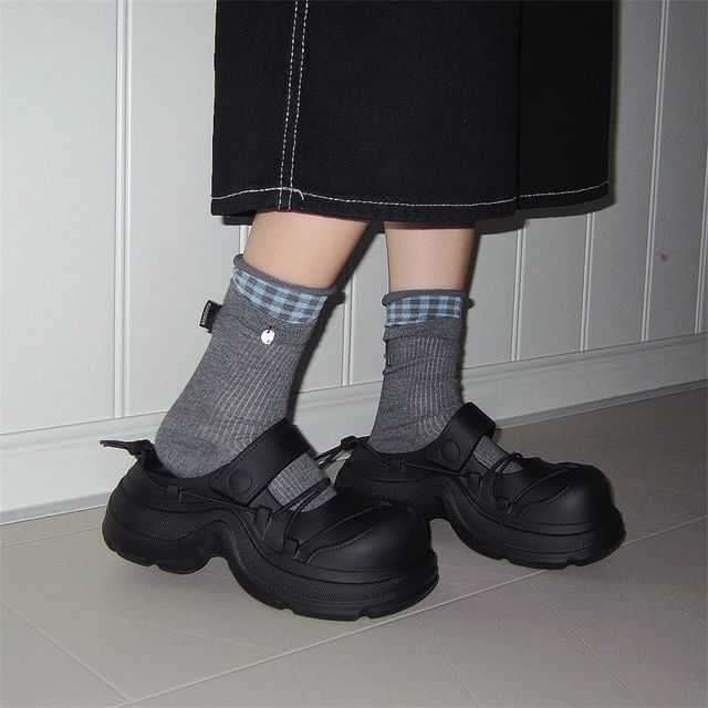 Platform Mary Jane Mules