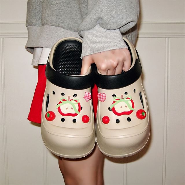 Platform Two Tone Sandals