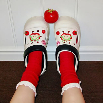 Platform Two Tone Sandals