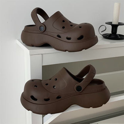 Platform Plain Sandals