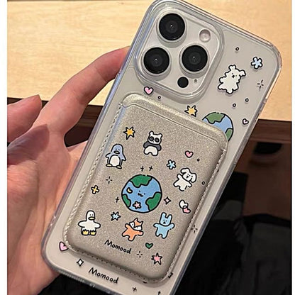 Animal & Earth Magnetic (Compatible with MagSafe) Phone Case / Card Holder / Set