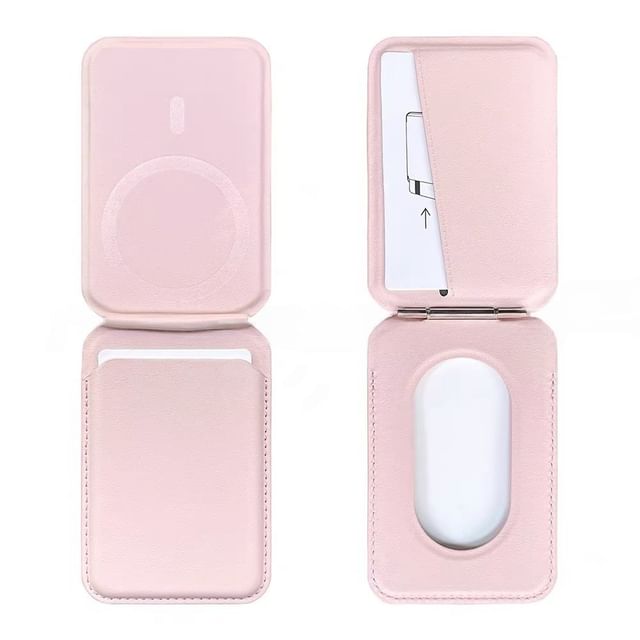Plain Magnetic (Compatible with MagSafe) Card Holder with Stand