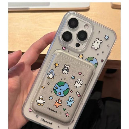 Animal & Earth Magnetic (Compatible with MagSafe) Phone Case / Card Holder / Set