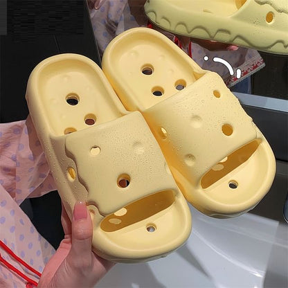 Couple Matching Plain Bathroom Home Slippers