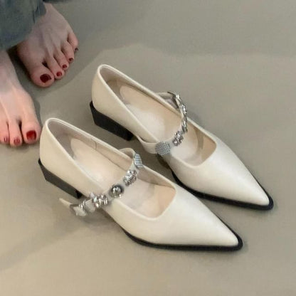 Mary Pointed Shoes Jane Toe