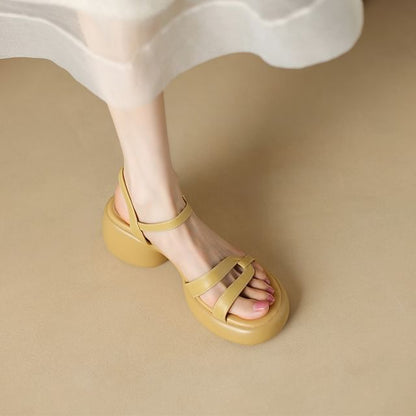Platform Chunky Heel Sandals