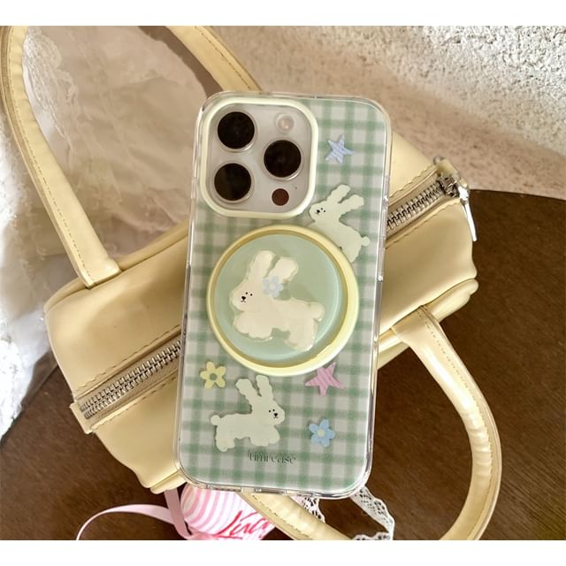 Rabbit Plaid Phone Case