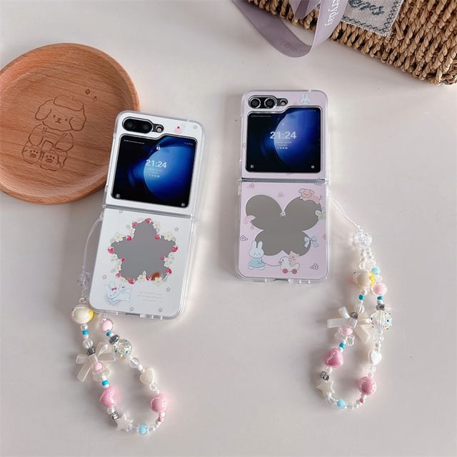 Rabbit Mirrored Phone Case / Strap / Set