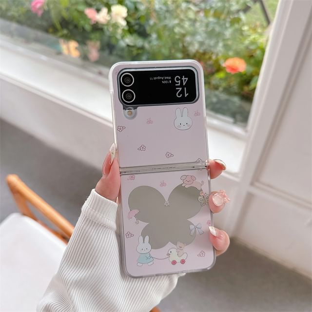 Rabbit Mirrored Phone Case / Strap / Set