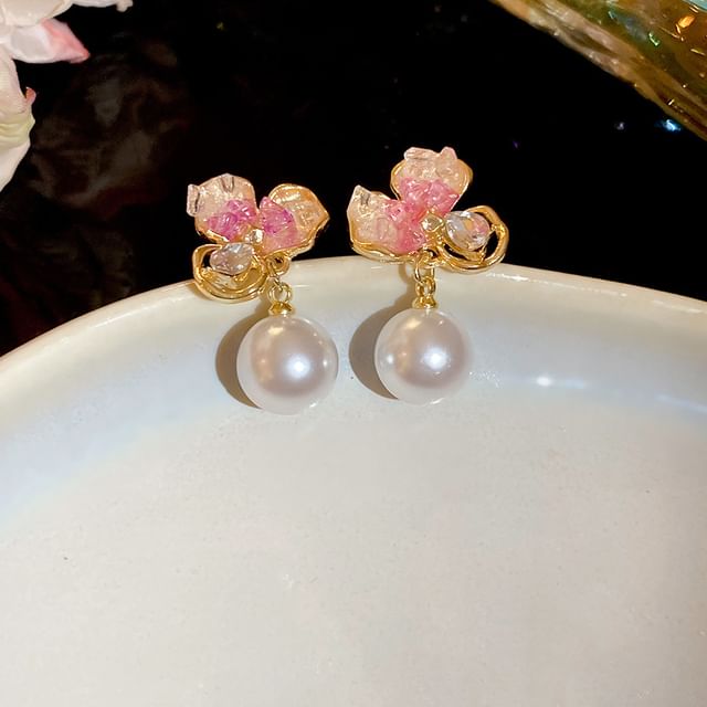 Faux Pearl Drop Earring (Various Designs)