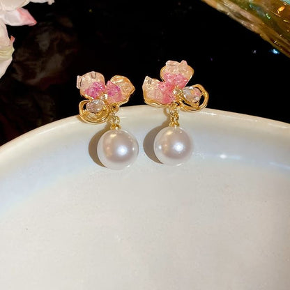 Faux Pearl Drop Earring (Various Designs)