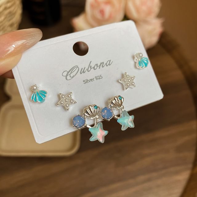 Heart Earring Set