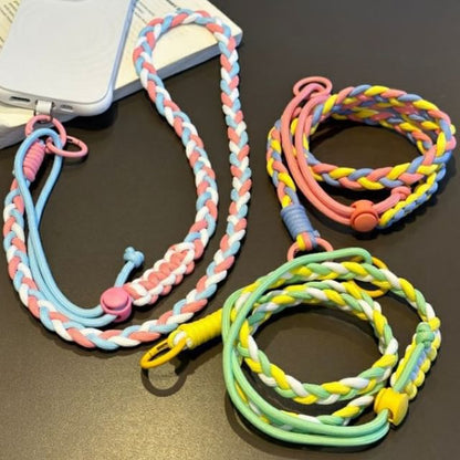 Phone Lanyard Braided Pad Strap with