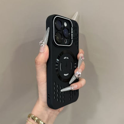 with (Compatible Case iPhone Magnetic Perforated MagSafe)