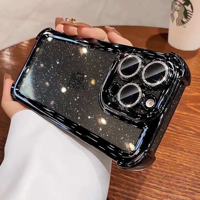 Case Transparent Glitter iPhone