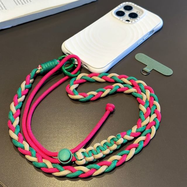 Phone Lanyard Braided Pad Strap with