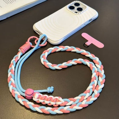 Phone Lanyard Braided Pad Strap with
