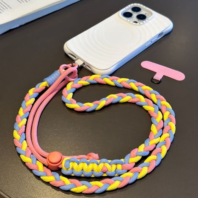 Phone Lanyard Braided Pad Strap with