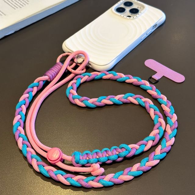 Phone Lanyard Braided Pad Strap with