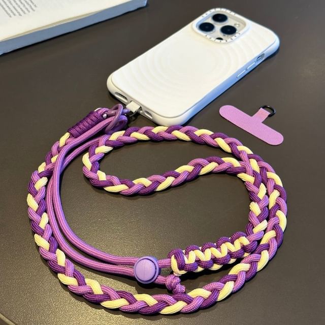 Phone Lanyard Braided Pad Strap with