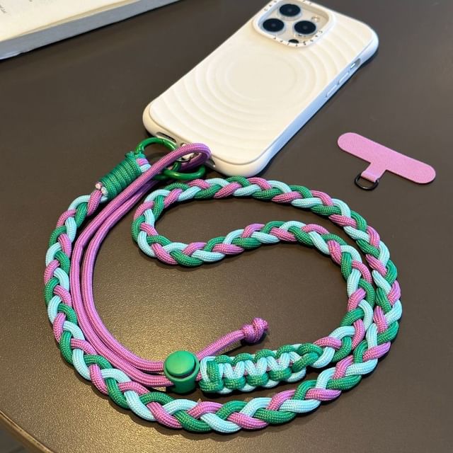 Phone Lanyard Braided Pad Strap with