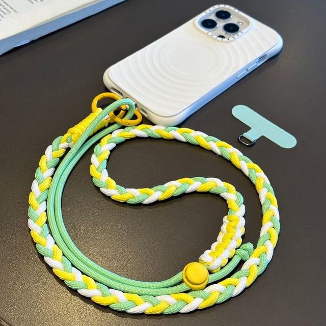 Phone Lanyard Braided Pad Strap with