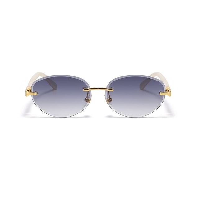 Retro Rimless Sunglasses
