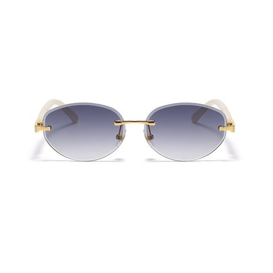 Retro Rimless Sunglasses