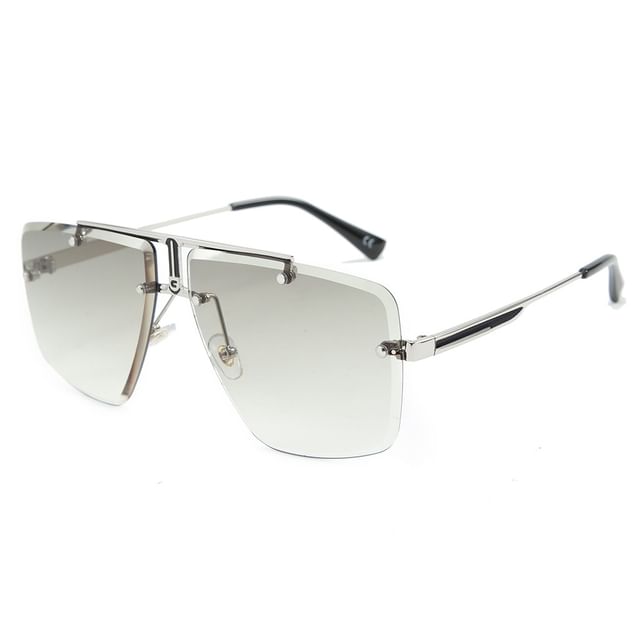 Ombre Square Frame Sunglasses
