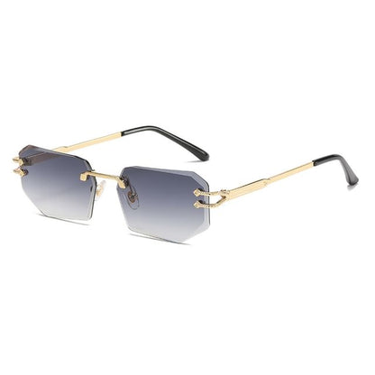 Ombre Rimless Sunglasses