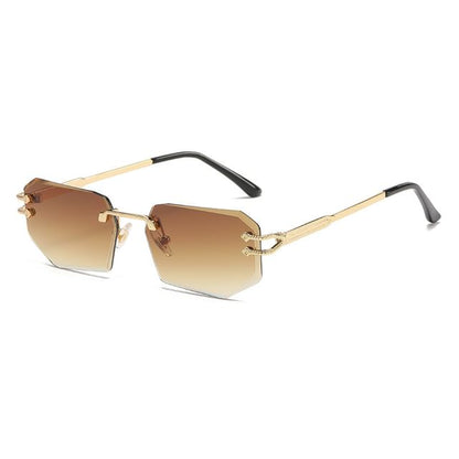 Ombre Rimless Sunglasses