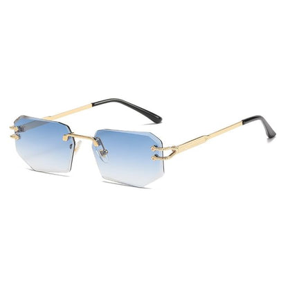 Ombre Rimless Sunglasses