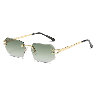 Ombre Rimless Sunglasses
