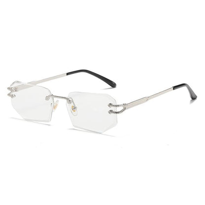 Ombre Rimless Sunglasses