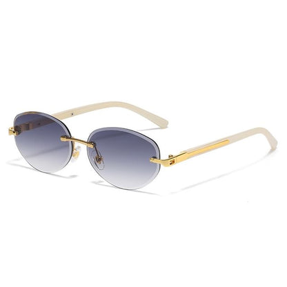Retro Rimless Sunglasses