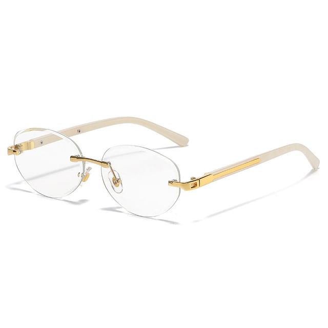 Retro Rimless Sunglasses