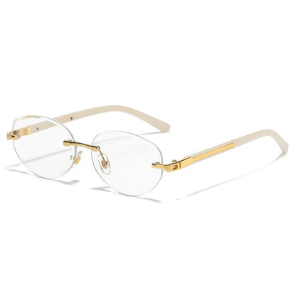 Retro Rimless Sunglasses
