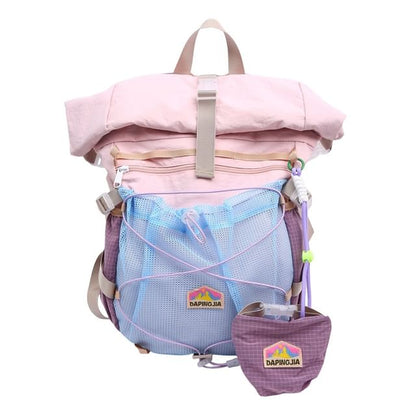 Color Backpack Zip Block