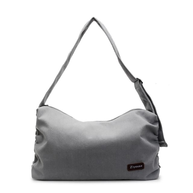 Striped Shoulder Bag Corduroy