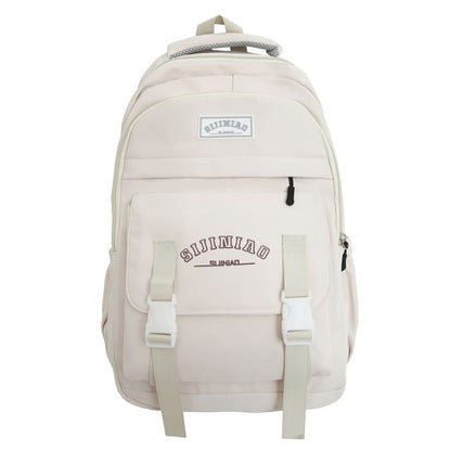 Backpack Zip Lettering