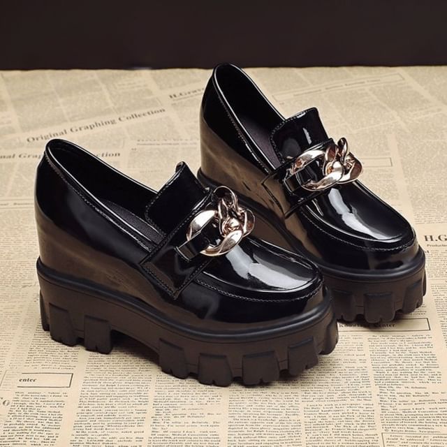 Loafers Hidden Wedge Platform