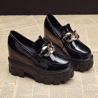 Loafers Hidden Wedge Platform